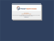 Tablet Screenshot of host-services.com